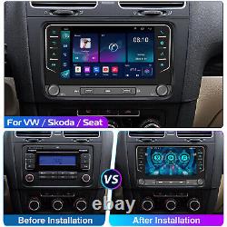 Pour VW GOLF MK5 MK6 7 Apple Carplay Autoradio DAB+ Android 14 Lecteur AHD