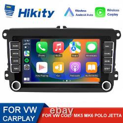 Pour VW GOLF MK5 MK6 7 Apple Carplay Autoradio Lecteur GPS Android 13 64GB