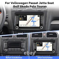 Pour VW GOLF MK5 MK6 7 Apple Carplay Autoradio Stéréo Android 12 Lecteur GPS 32GB