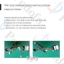 Pour VW GOLF MK5 MK6 7 s'adapte à Apple Carplay Car Stereo Radio Android 12 GPS Player <br/>   <br/>
 (Note: This translation may not be 100% accurate as the original title seems to contain technical specifications and may be specific to a product description.)