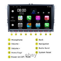 Pour VW GOLF MK5 MK6 9 Apple Carplay Autoradio Android 13 Lecteur GPS 32Go