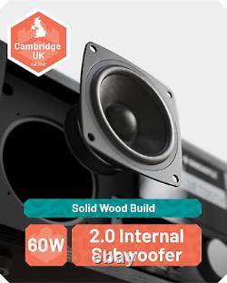 Radio Bluetooth DAB + et lecteur CD alimenté sur secteur 60 Watts stéréo Hi-Fi