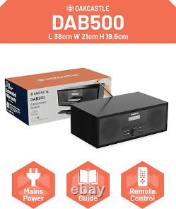 Radio Bluetooth DAB + et lecteur CD alimenté sur secteur 60 Watts stéréo Hi-Fi