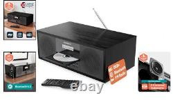 Radio DAB+ Bluetooth Oakcastle et lecteur CD 60W stéréo Hi-Fi avec télécommande, FM, Du Radio DAB+ Bluetooth Oakcastle et lecteur CD 60W stéréo Hi-Fi avec télécommande, FM, Du