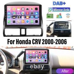 Radio de voiture Android13 Navi pour Honda CRV 2000-2006 Lecteur stéréo FM Bluetooth + DAB