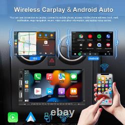 Radio de voiture Double Din MP5 avec écran tactile Bluetooth et caméra arrière