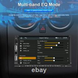 Radio de voiture Double Din MP5 avec écran tactile Bluetooth et caméra arrière