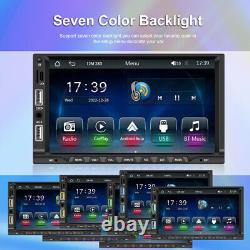 Radio de voiture Double Din MP5 avec écran tactile Bluetooth et caméra arrière