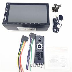 Radio de voiture Double Din MP5 avec écran tactile Bluetooth et caméra arrière