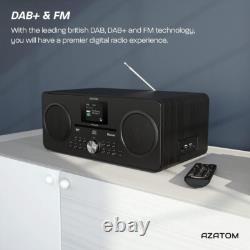 Radio numérique DAB DAB+, lecteur CD, système de haut-parleurs stéréo Bluetooth, USB