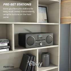 Radio numérique DAB DAB+, lecteur CD, système de haut-parleurs stéréo Bluetooth, USB