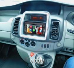 Radio stéréo de voiture 2+32G pour Vauxhall Vivaro 06-10 Carplay Android 13 Lecteur WIFI
