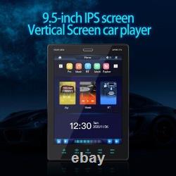 Radio stéréo de voiture MP5 avec écran tactile de 9,5 pouces, Bluetooth, FM, USB, AUX et miroir de lien