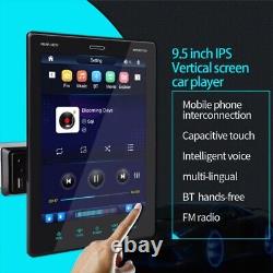 Radio stéréo de voiture MP5 avec écran tactile de 9,5 pouces, Bluetooth, FM, USB, AUX et miroir de lien