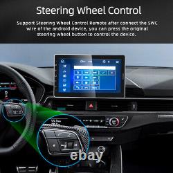 Radio stéréo de voiture à écran tactile rotatif simple Din de 10.1'' Carplay Lecteur MP5+Caméra