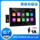 Single 1din 10.1 Rotation Voiture Stereo Radio Android 11 Gps Navi Wifi Lecteur Mp5