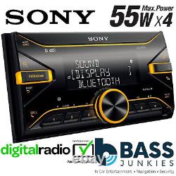 Sony Dsx-b710d Dab Bluetooth Mp3 Usb Aux 4x55 Double Din Voiture Stéréo Radio Lecteur