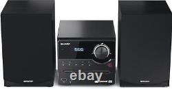 Système stéréo Hi-Fi micro Sharp XL-B517D(BK) avec radio DAB, DAB+ et Bluetooth