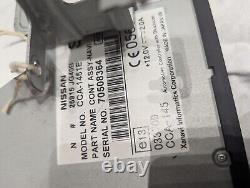 Unité de stéréo radio CD Nissan Xtrail T31 avec navigation par satellite 28185JG41A