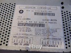 Unité principale Jeep Wrangler TJ 97-06 Lecteur CD Stéréo Radio P04704393AD