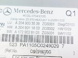 Unité principale de lecteur CD stéréo radio satellite multimédia Mercedes-Benz Classe C W204