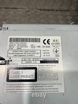 Unité principale de lecteur radio stéréo Toyota Avensis 2012 86140-05040