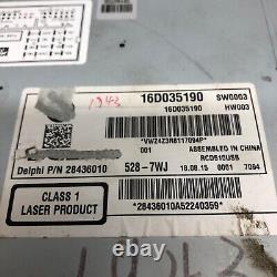 Unité principale stéréo Vw Golf Mk5 Rcd510usb 16d035190 Lecteur CD Radio 03-08