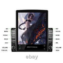 Vertical 9.7 2din Android 9.1 Voiture Radio Stereo Fm Player Bt Wifi Gps Navigation