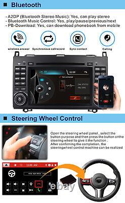 Voiture Stereo DVD Dab+ Radio Sat Nav Bluetooth Pour Mercedes A/b Classe Sprinter Vito