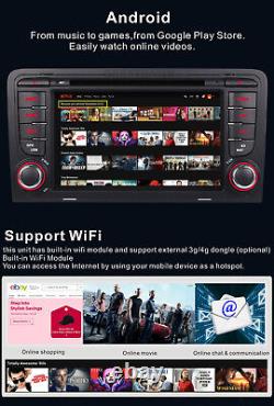 Voiture Stereo Radio Dab+ Sat Nav Carplay DVD Bluetooth Tête Pour Audi A3 S3 Rs3